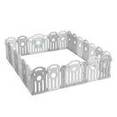 Bopeep Kids Playpen Baby Safety Gate Toddler Fence Child Play Game Toy 24 Grey