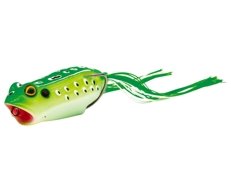TT Lures 70mm Rocket Frog Popping Topwater Frog Lure - GREEN
