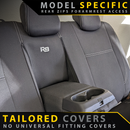 Isuzu D-MAX RG Premium Neoprene Rear Row Seat Covers