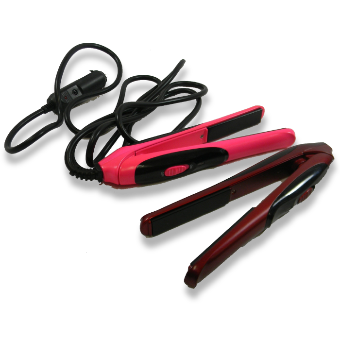 SIMPLY GLAM 12V HAIR STRAIGHTENER - RED