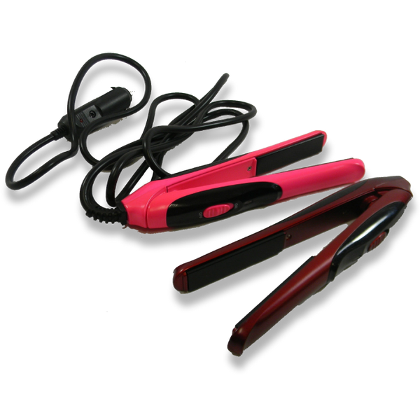 SIMPLY GLAM 12V HAIR STRAIGHTENER - RED