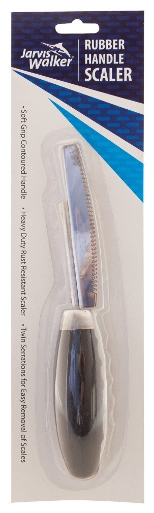 Jarvis Walker Fish Scaler with Soft Grip Rubber Handle