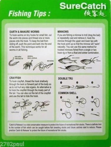 Surecatch 140 Piece Assorted Fishing Hook Pack in Tackle Box