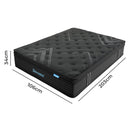 Dreamz Spring Mattress Bed Pocket Egg Crate Foam Medium Firm King Single 34cm