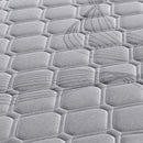 Dreamz Spring Mattress Bed Pocket Egg Crate Foam Medium Firm Queen Size 22cm