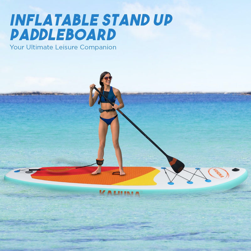 Kahuna Hana Inflatable Stand Up Paddle Board 11FT SUP Paddleboard - White