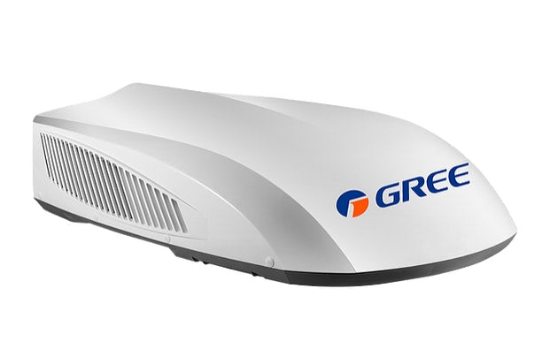 Pickup only - New NCE Gree Roof Top Slimline Air Conditioner 3.5kw With Inverter (WI-FI) (White)