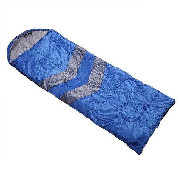 Mountview Single Sleeping Bag Bags Outdoor Camping Hiking Thermal -10℃ Tent Blue
