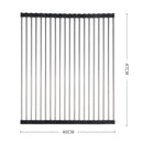 Toque Stainless-Steel Dish Drying Rack Over Sink Kitchen Foldable RollUp Mat