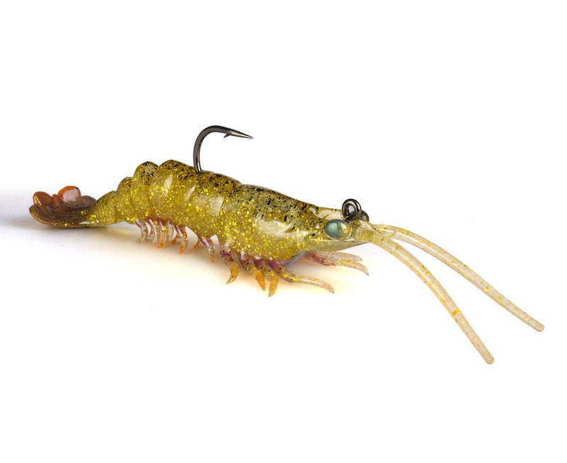 2 Pack of Zman 3.5 Inch PrawnZ Elite Pre-Rigged Soft Bait Lures