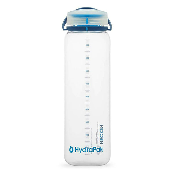 Hydrapak Recon 1L Water Bottle Drinking/Hydration Travel Camping/Hiking Blue