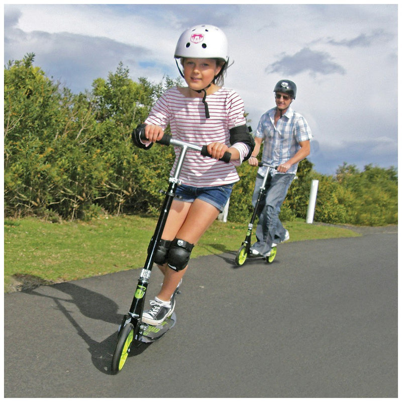 Adrenalin Street Runner Teen/Adults Mk2 Wheel Push Scooter Slide Ride On Black