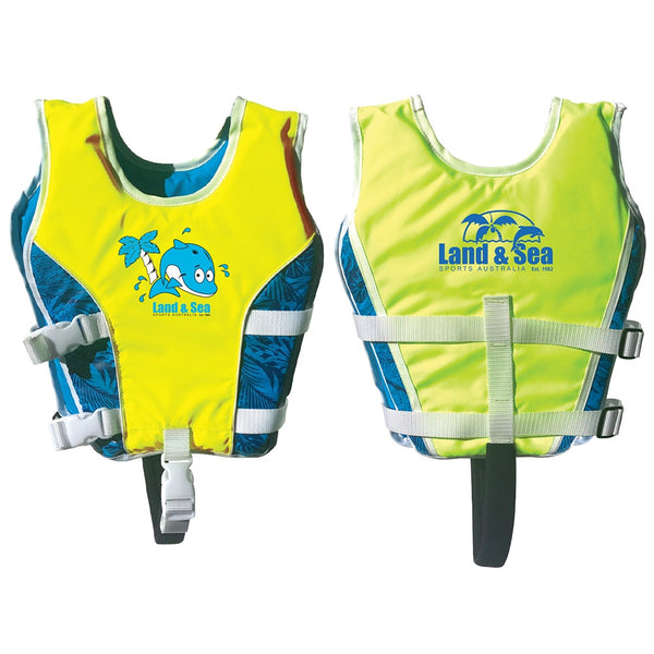 Land & Sea Sports Beach/Pool Children Swimming Aid Float Vest Medium Junior 4-6y