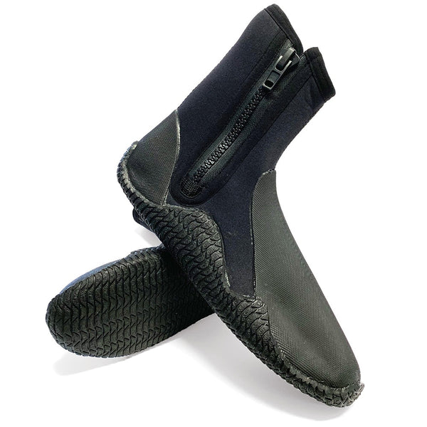 Adrenalin 5mm Zip Dive High Cut Boots Water Sports Neoprene Shoes Size 2XL AU12