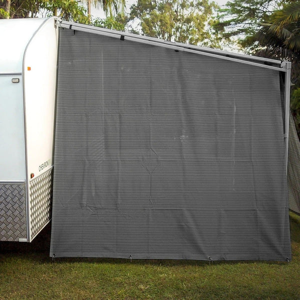Aussie Traveller Sunblocker End Wall - Grey - Caravan