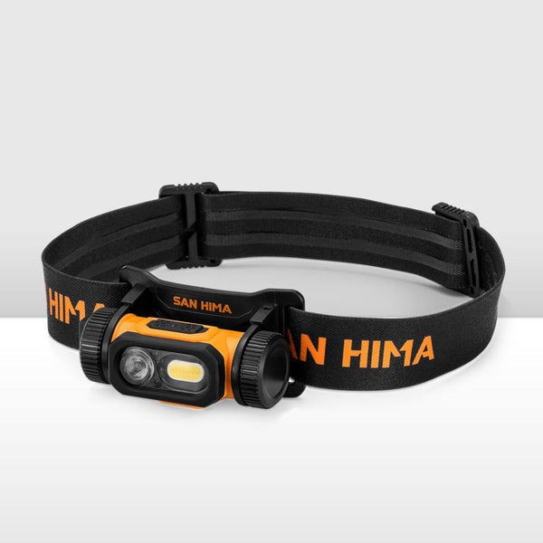 San Hima COB LED Head Torch Headlight Camping Headlamp Rechargeable Waterproof