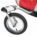 ProSeries Red 40kg Capacity 2-Child Bike Trailer Jogger Combo
