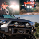 Lightfox Pair 7" Osram LED Driving Lights Round Spotlight Spot DRL Headlight