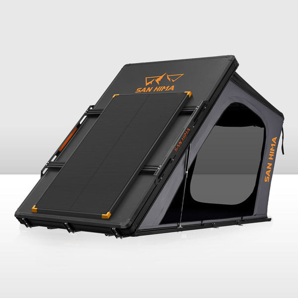 San Hima Kalbarri Gen 2 Roof Top Tent Hard Shell With Ladder + 120W Solar Panel