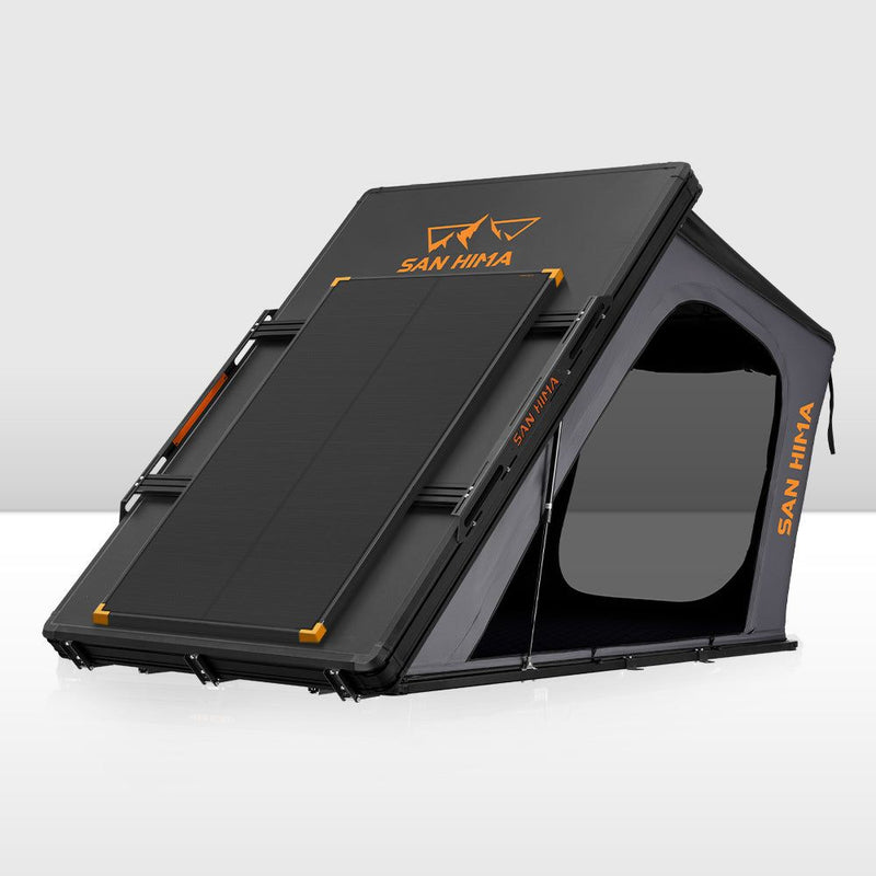 San Hima Kalbarri Gen 2 Roof Top Tent Hard Shell With Ladder + 120W Solar Panel