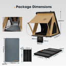 San Hima Kalbarri Lite Gen 2 Rooftop Tent + Rack & Ladder + 130W Solar Panel
