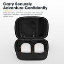 San Hima 2xLED Camping Lantern Light Rechargeable w/ Lithium Battery Amber White