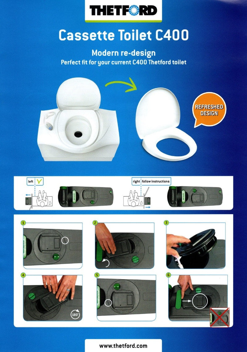 Thetford Fresh-Up Set For C400 Cassette Toilet