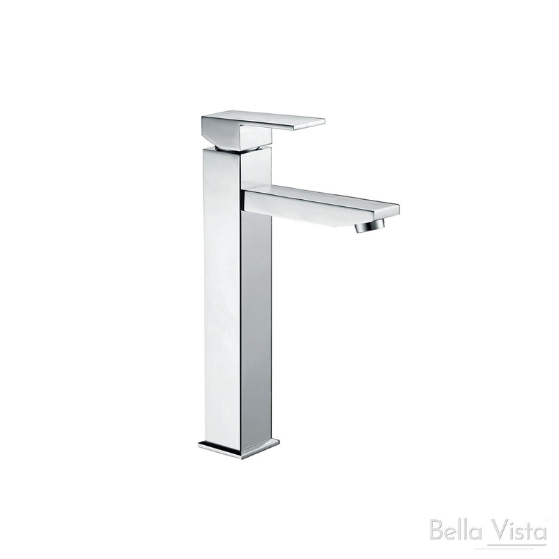 Bella Vista BM01-SS-TALL 'Deko' Square Basin Mixer Tall