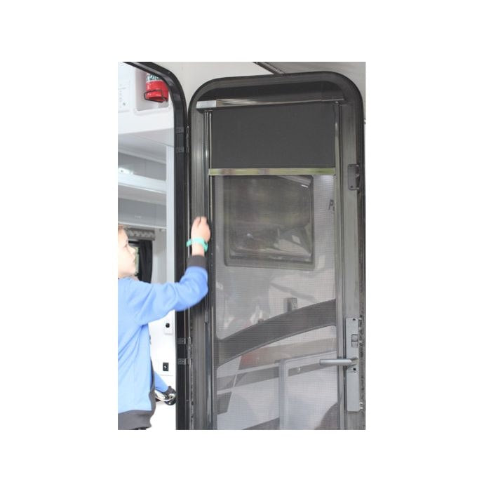 Camec Premium Security Door Blind - Half Hight - 1750 X 572mm RH Hinge