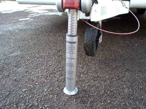 Milenco Caravan Tow Ball Weight Gauge Scales Indicator