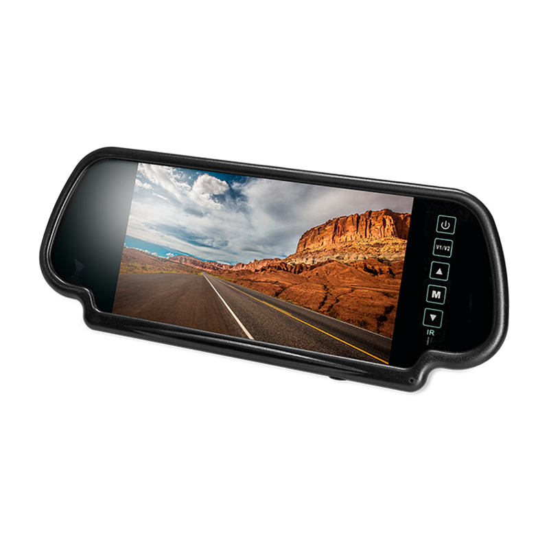 SafetyDave 7" AHD Mirror Rear Vision Kit (92° AHD Eyeball Camera)