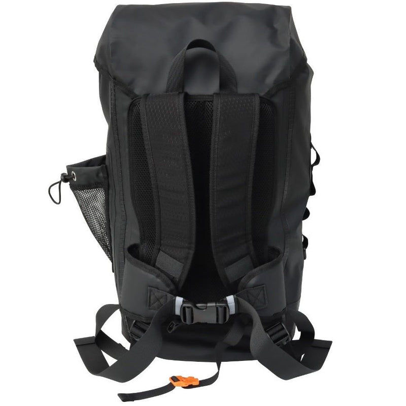 Mirage Deluxe 35-litre Roll-Top PVC Dry Bag Backpack Black