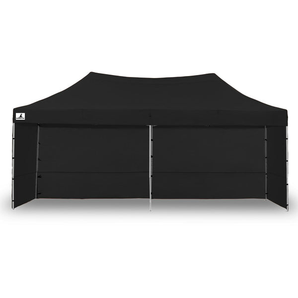 Wallaroo Gazebo Tent Marquee 3m x 6m PopUp Outdoor Black