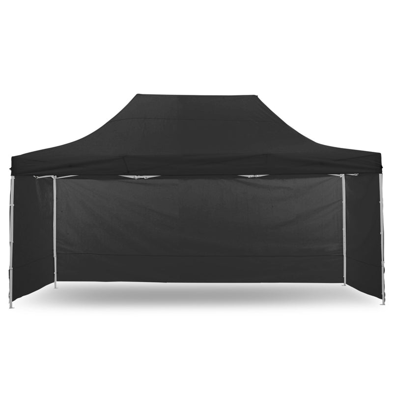 Wallaroo Gazebo Tent Marquee 3m x 4.5m PopUp Outdoor - Black