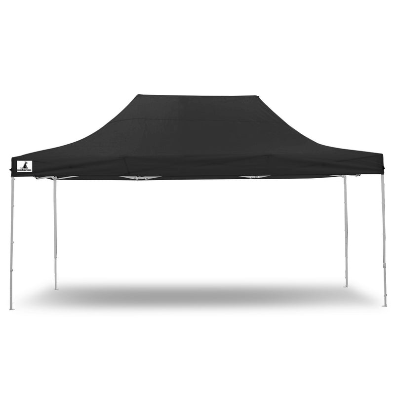 Wallaroo Gazebo Tent Marquee 3m x 4.5m PopUp Outdoor - Black