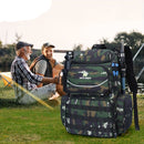 Fishing Backpack with 4 Tackle Boxes