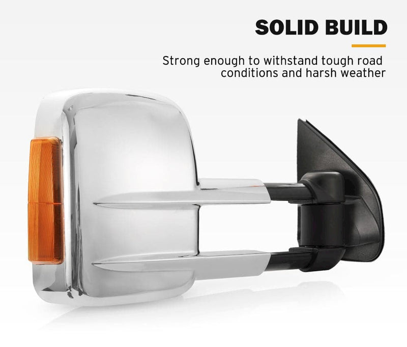Pair Extendable Towing Mirrors for Holden Colorado RG MY2013-MY2020