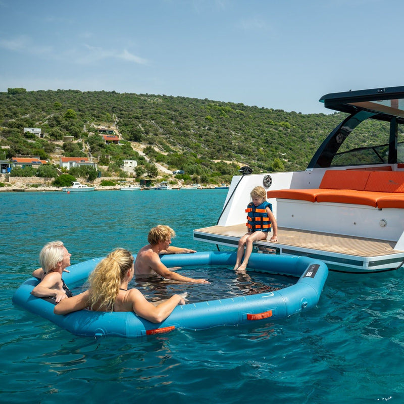 Jobe Infinity 2.8m x 2.8m 1-2 Person Inflatable Floating Water Hammock