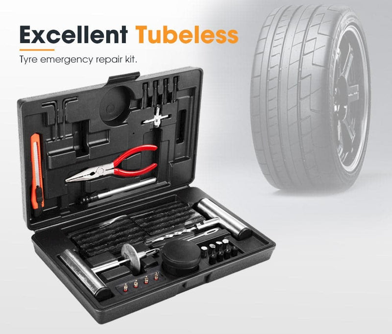 Tyre Repair Kit 67 Pcs Emergency Tools Set Car Truck Trailers