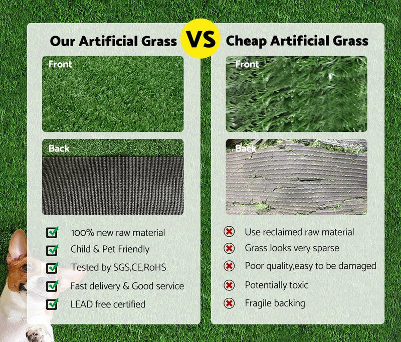 Premium Synthetic Artificial Soft Turf Grass High Density Natural Garden