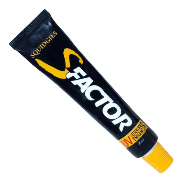 35ml Tube of Squidgies S-Factor Fish Attractor Lure Scent -Ultra Violet Enhanced