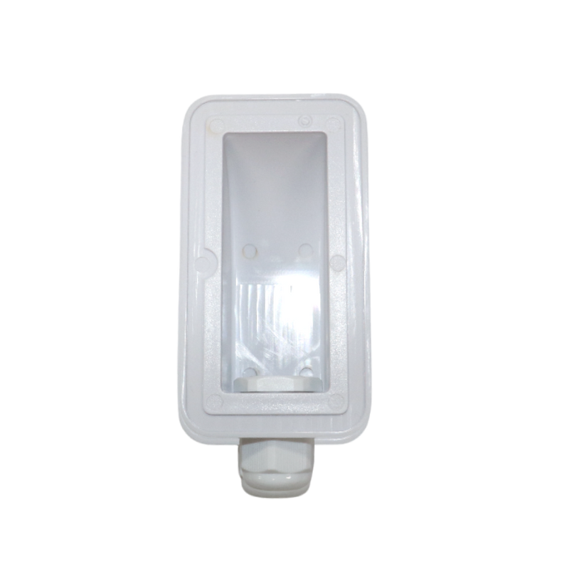 Exotronic 1 Gland White Cable Entry Cover (Lightweight ABS)