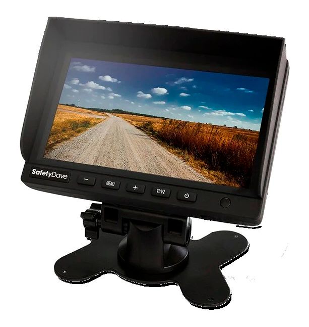 SafetyDave 6" Caravan AHD Rear Vision Kit (92° AHD Eyeball Camera)