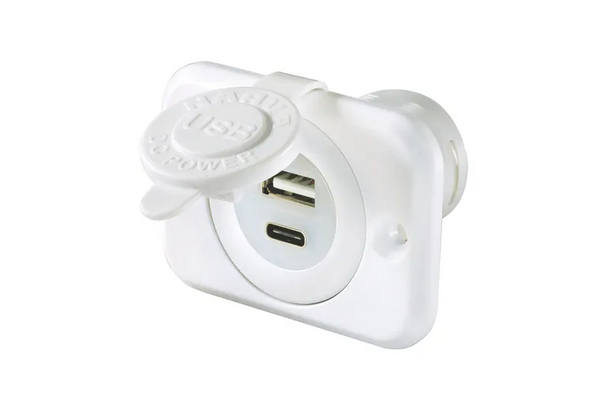 NARVA USB A + USB C SINGLE SOCKET F/