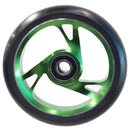 Scooter Wheel Alloy 125mm with Abec 9 Bearing (Green)