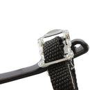 Bikelane Black Alloy Pedal and Nylon Toe Clip with Straps Set