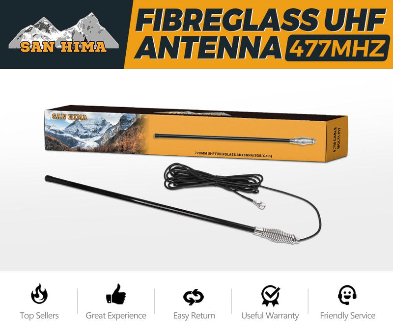 UHF Antenna 5DB Fibreglass CB 720mm