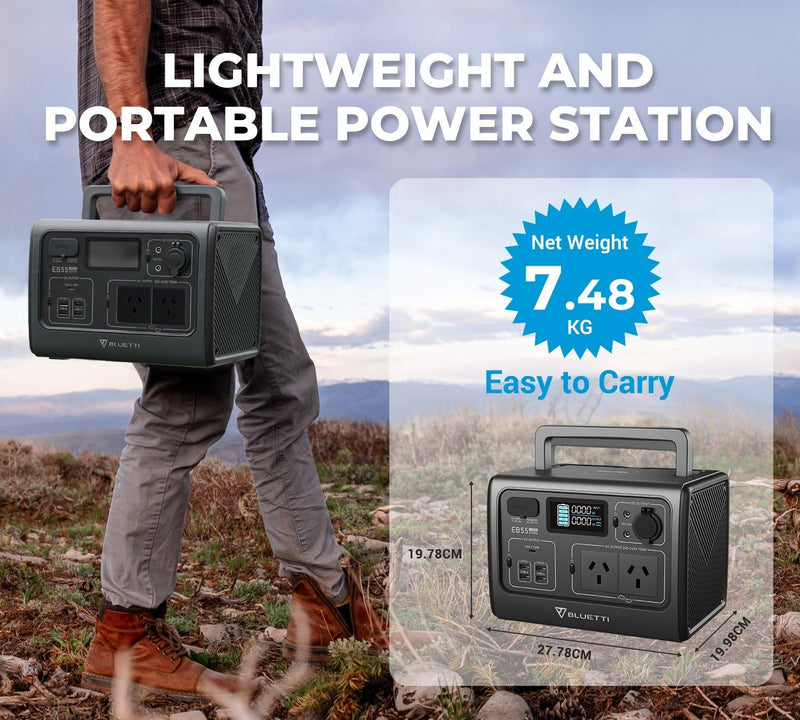 BLUETTI EB55 + Solar Panels | Solar Generator Kit