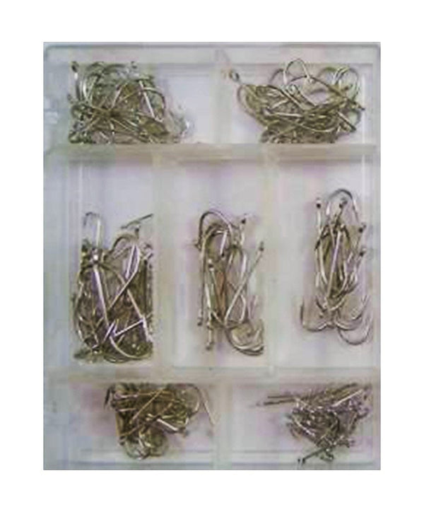 Surecatch 140 Piece Assorted Kirby Fishing Hook Pack in Tackle Box