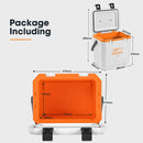 San Hima Cooler Ice Box 24L Portable Heat Retention For Camping BBQ Picnic